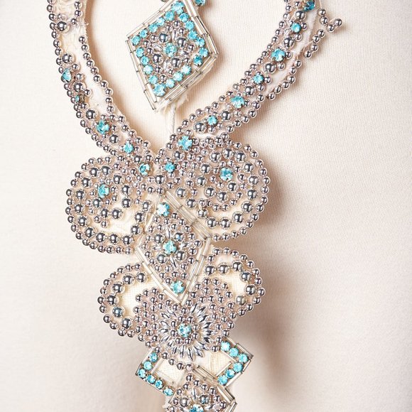 1970s Circus Burlesque Costume Beaded and Jeweled Belt main image 8